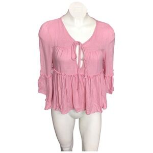 Romeo & Juliet Couture Pink Blouse
